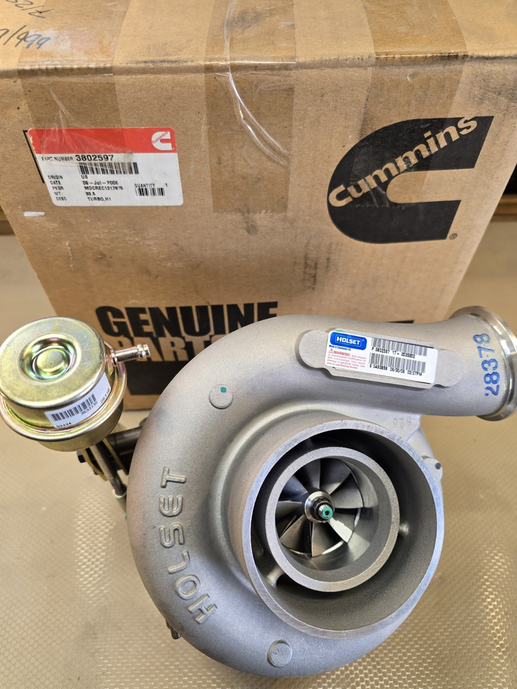 NEW OEM CUMMINS TURBO Kit H1 3802597 