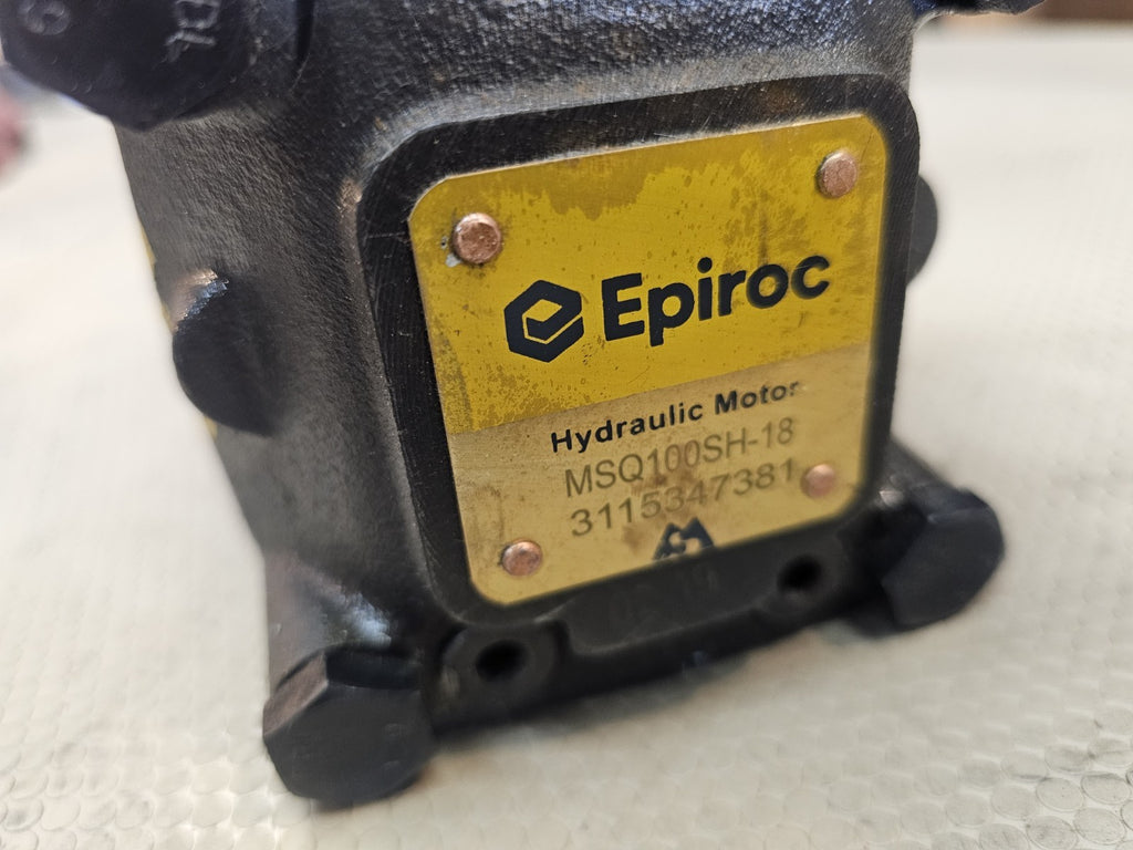 Epiroc hydraulic motor MSQ100SH-18 gear pump NEW
