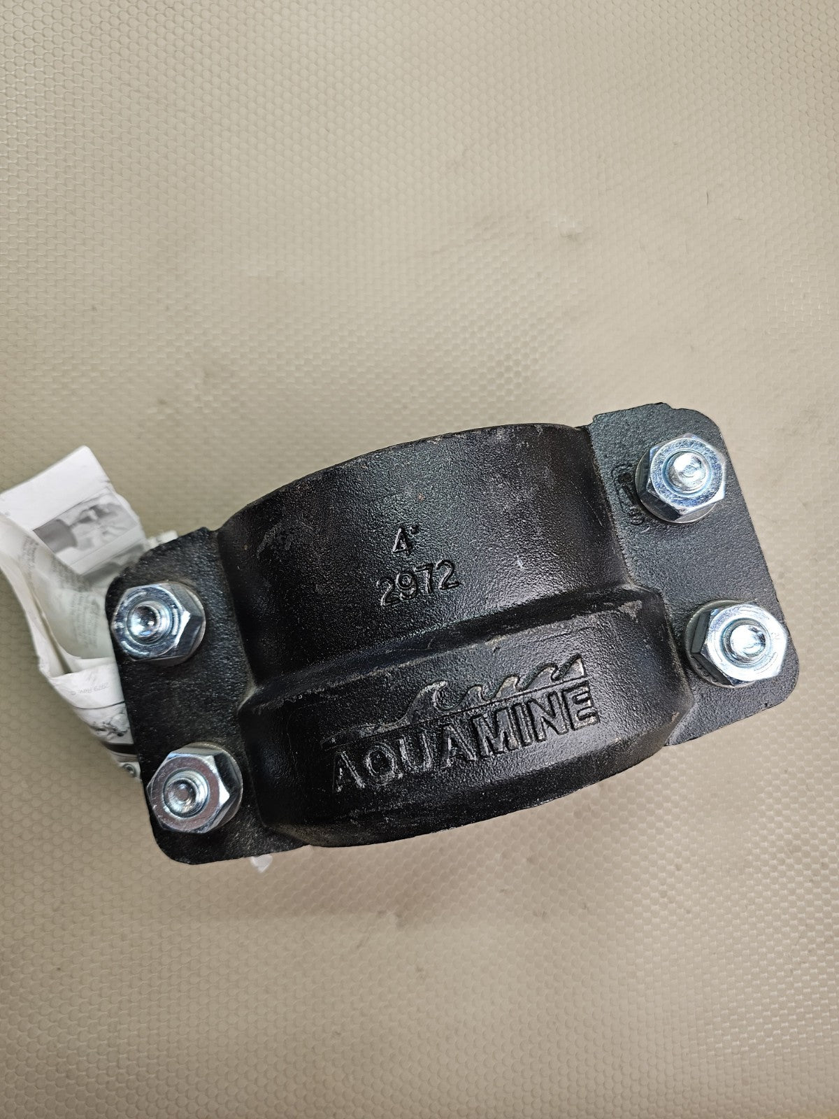 Victaulic Aquamine 4" Series 2972 Plain End PVC Pipe Coupling