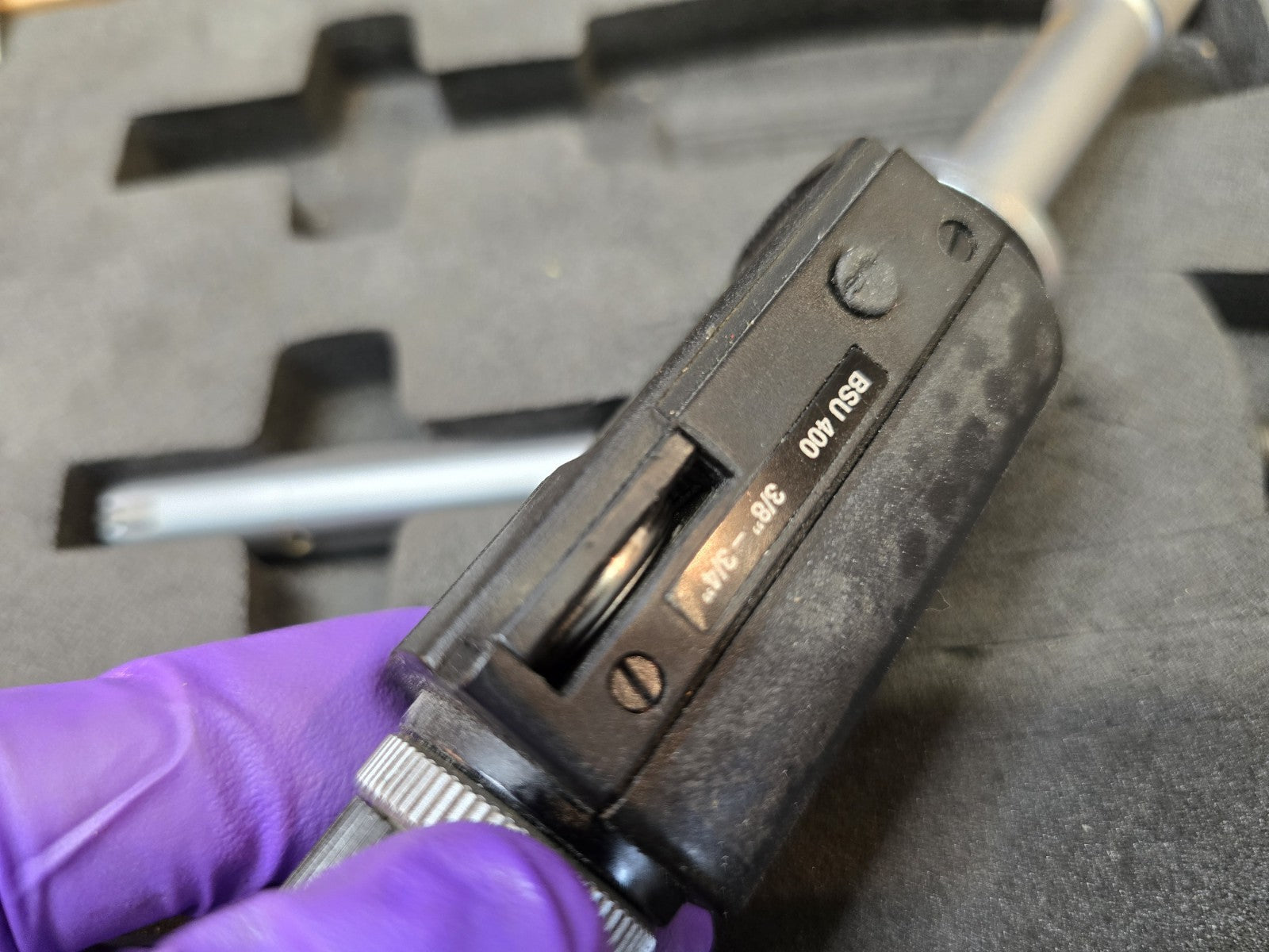 Fowler Digital Internal Micrometer .375-.750 Set Bluetooth Bore Micrometer 3pc