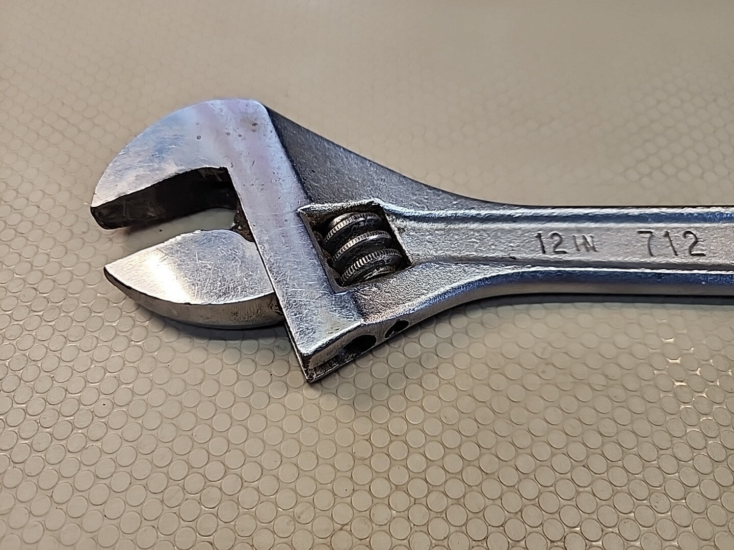 Proto Professional 712 Adjustable Wrench 12" Chrome Made In USA