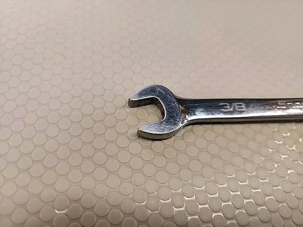Snap On 3/8" 12PT Short Chrome Combination Wrench OEX120B *modified*