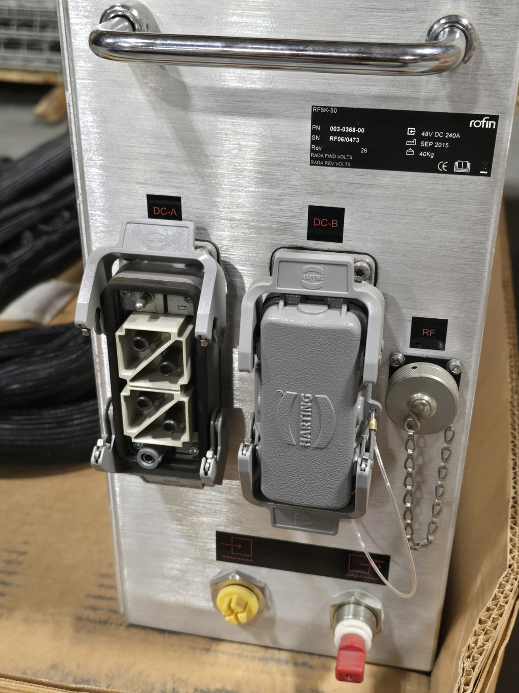 Rofin RF6K-50 RF Generator Power Supply 003-0368-00 48V DC 240A w/ Cables