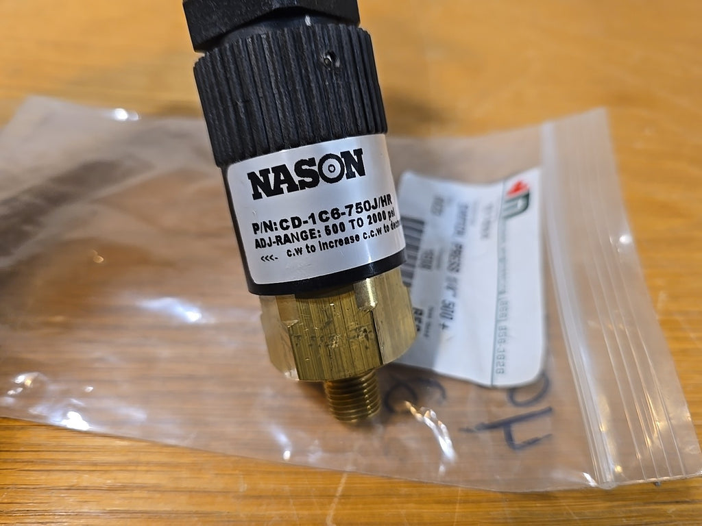 NEW NASON CD-1C6-750G/HR PRESSURE SWITCH UNMP 010221