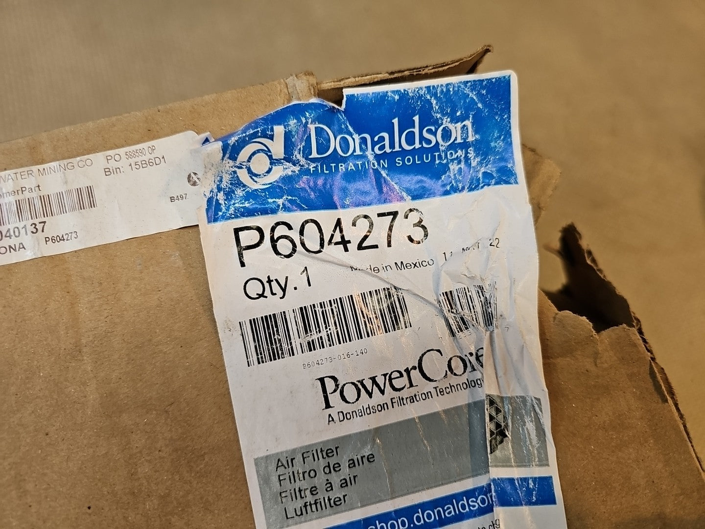 P604273 Donaldson Powercore Primary Obround Air Filter Made In USA