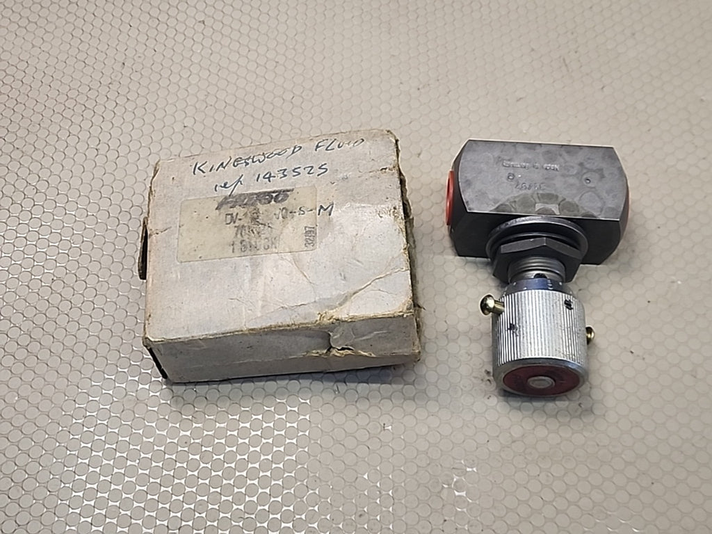 FLUTEC DV-10-01 . 1/0 FLOW CONTROL VALVE  31/97
