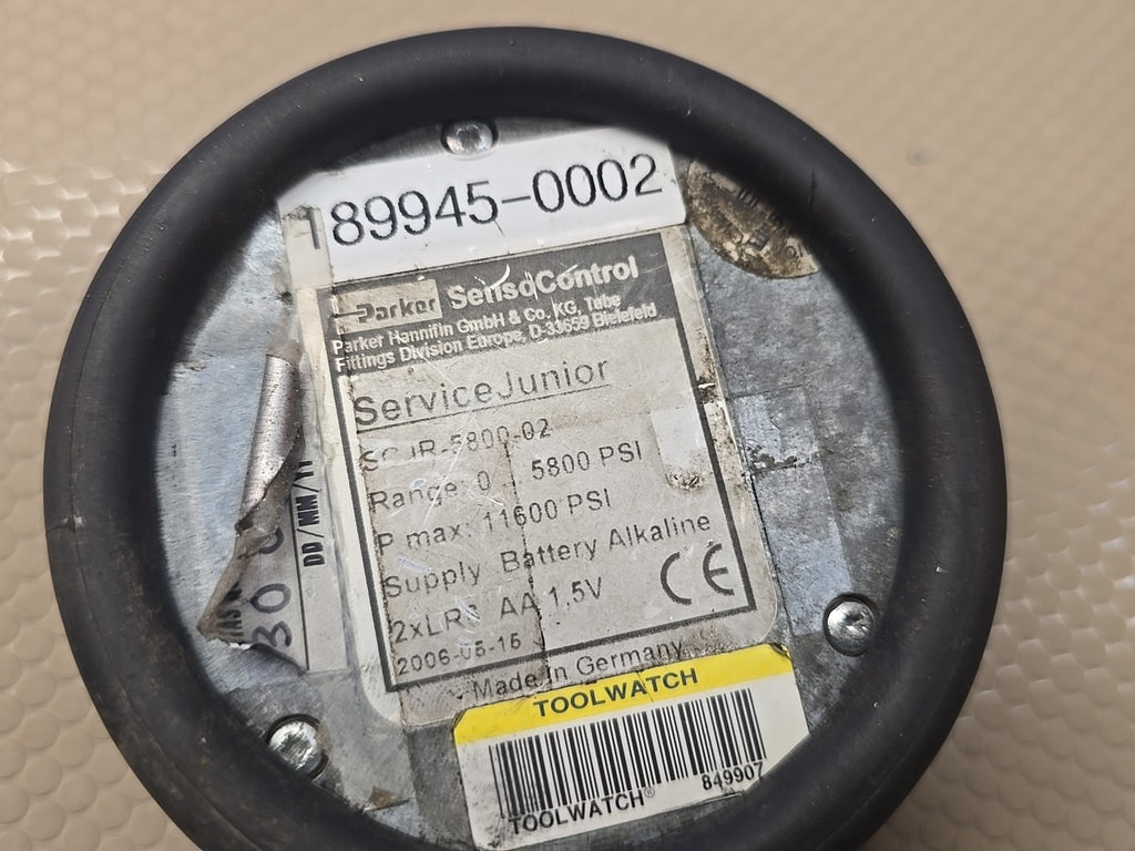 PARKER SensoContol SCJR 5800- 02 PSI 11,600 Max