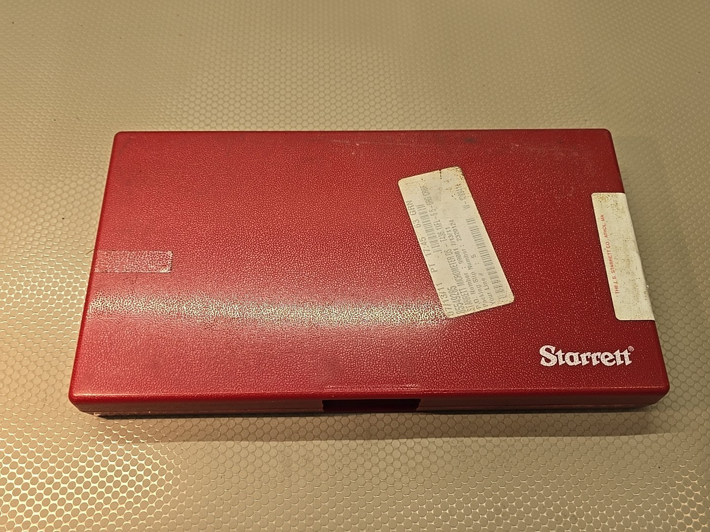 Starrett T436.1XFL-6 Outside Micrometer, Friction Thimble Lock Nut Carbide MINTY