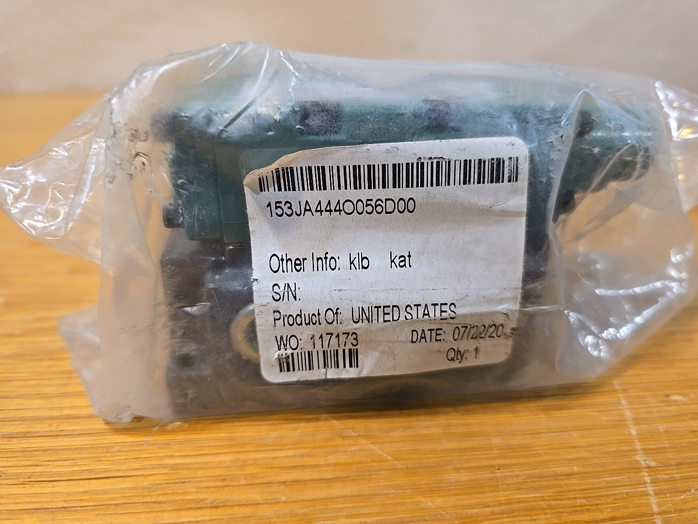 NEW 90AR1077 Gardner Denver VALVE-CONTROL(AIR CONTROL VLV)3/8 ALUM Numatics 153J