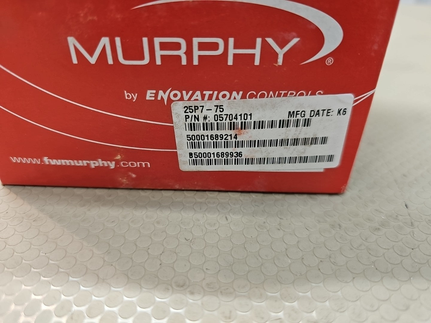 Murphy 25P7-75 Mechanical Pressure Swichgage PN 05704101 NEW