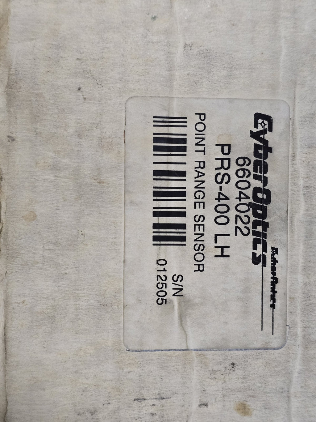 CyberOptics PRS-400 LH Point Range Sensor Laser Scanner Head 6604022