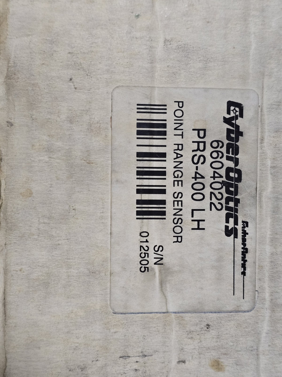 CyberOptics PRS-400 LH Point Range Sensor Laser Scanner Head 6604022