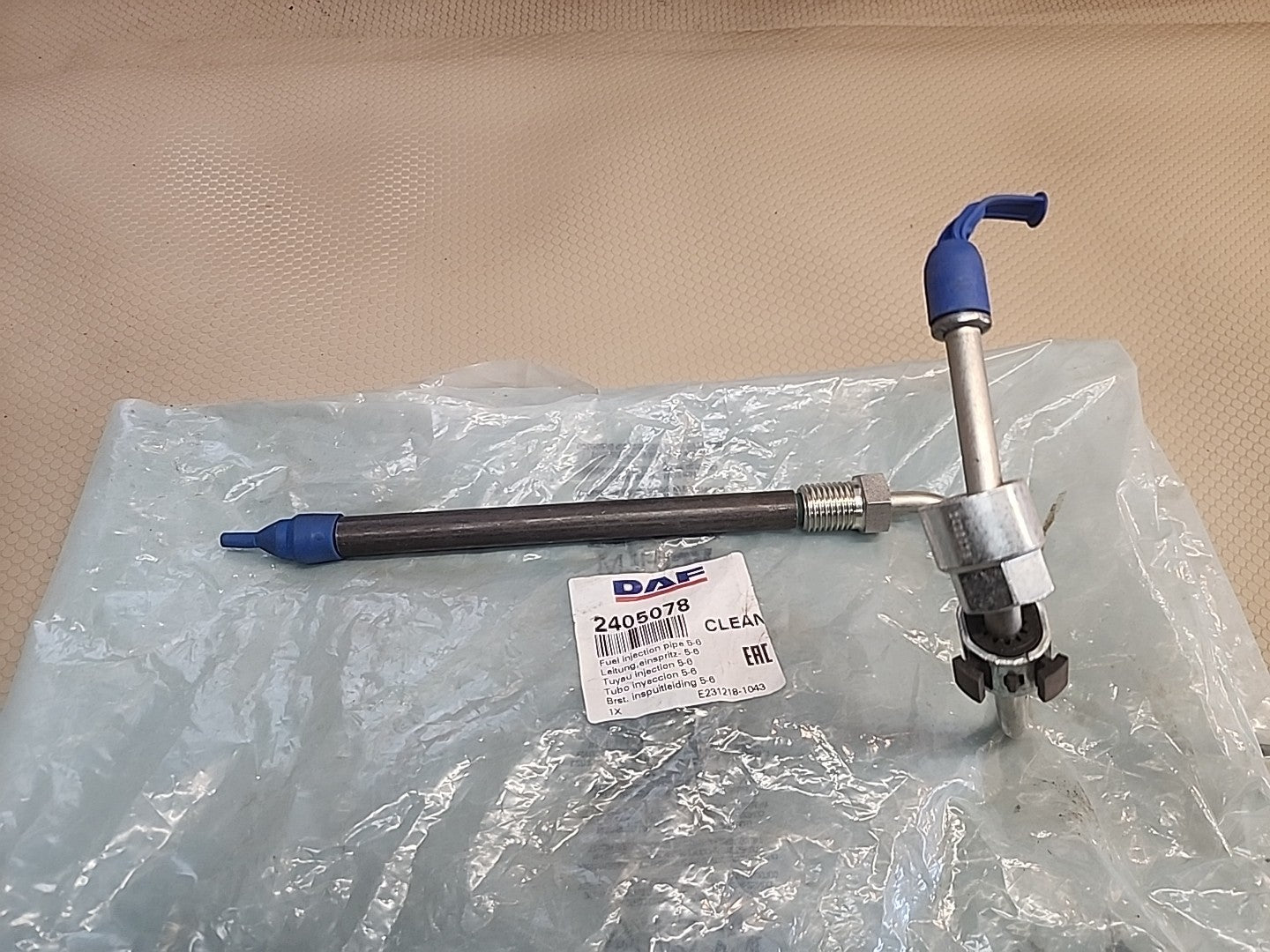 2405078 fuel injection pipe MX-13 fuel feed pipe (DAF is PACCAR)