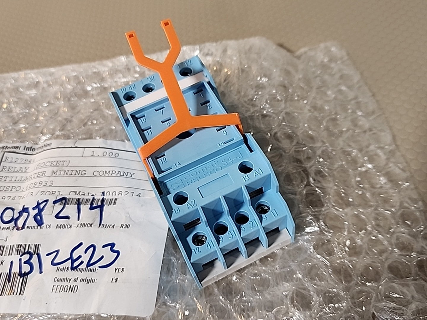 Comat Releco S4-J Relay Socket 10A/250V~ #New