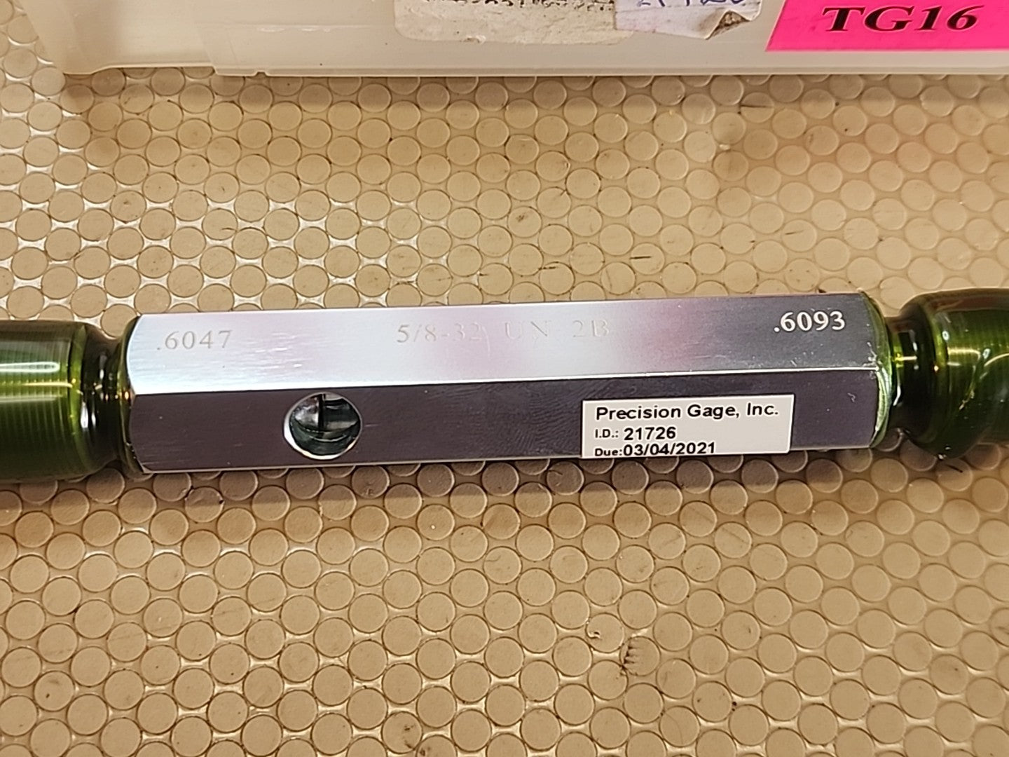 5/8-32 2B Go & No-Go With Handle Thread Gages With Certificate of Accuracy - USA