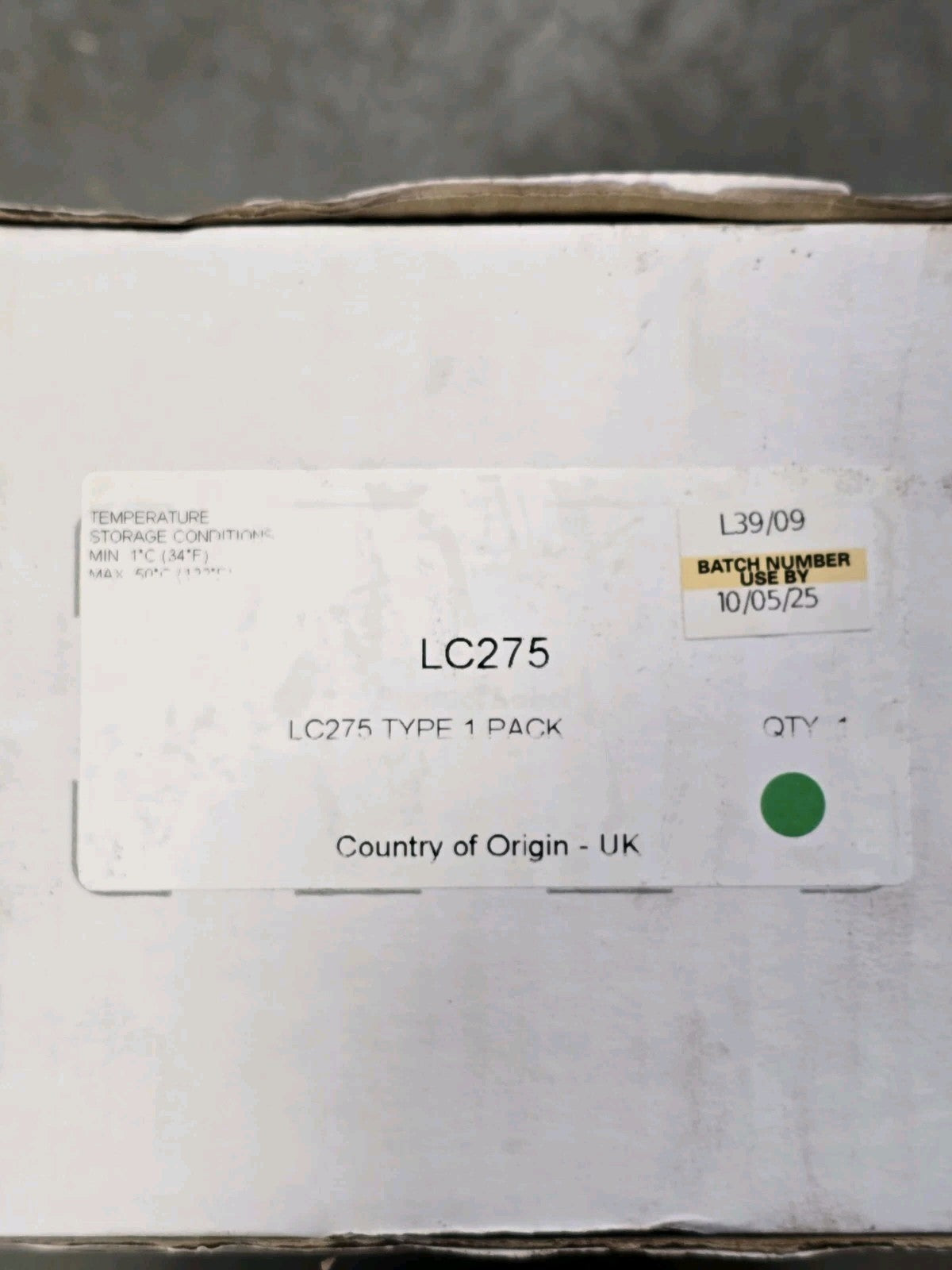 ELGA Veolia LC275 TYPE 1 Pack Complete Purification Pack NEW