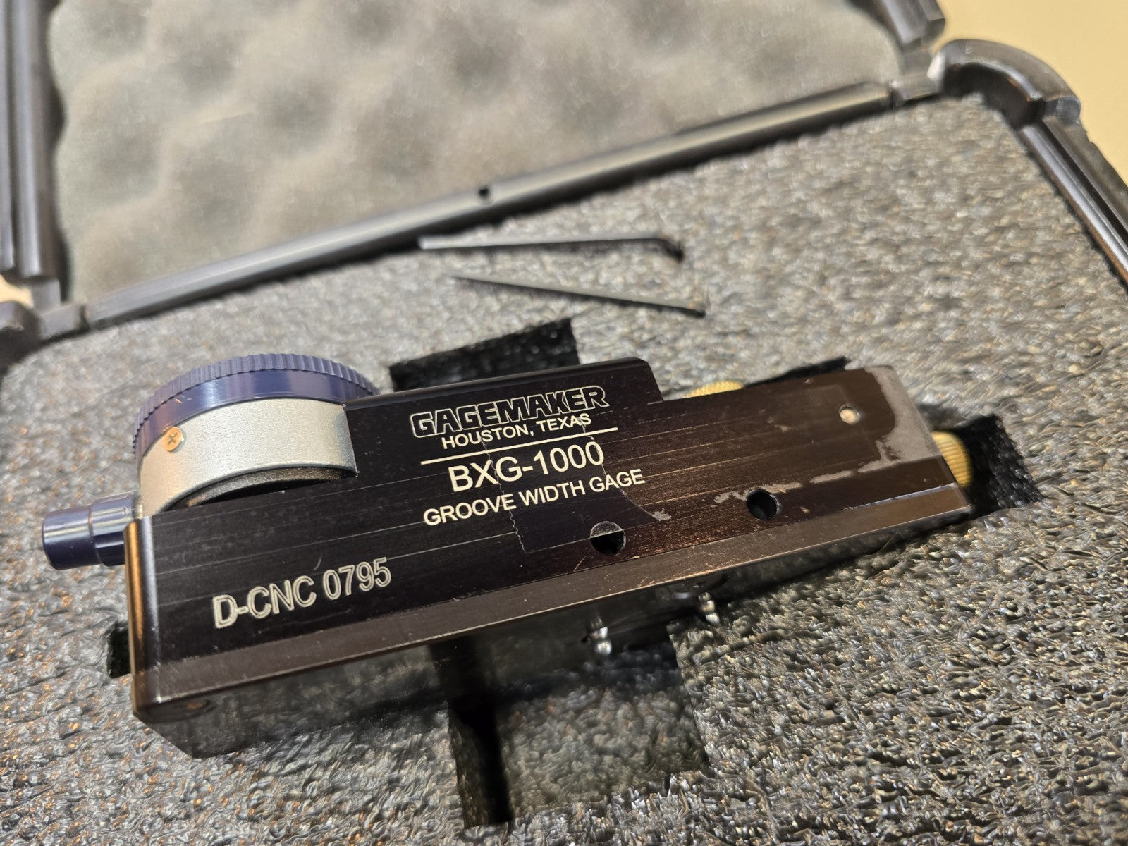 Gagemaker – BXG-1000 Face Groove Width Gage per API 6A
