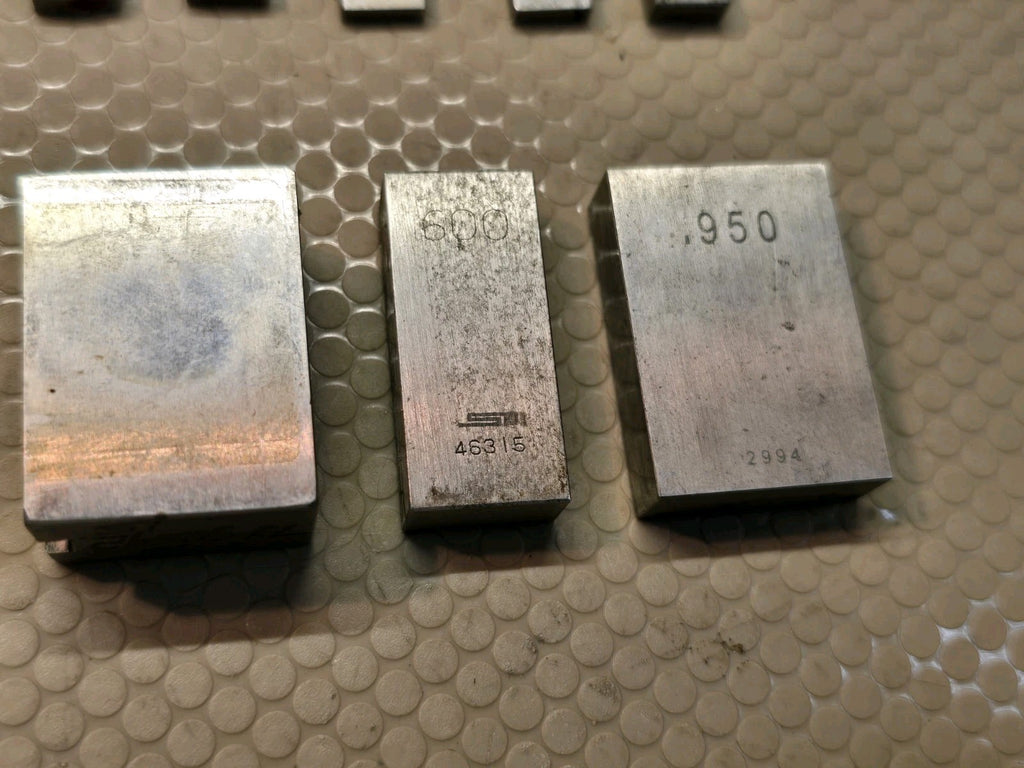 3in Starrett-Webber Gage Block Machinist + Other Webber / Other Brands Lot USA 