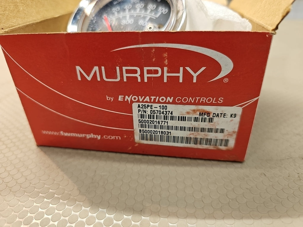 Murphy A25PE-100 05704374 Pressure Switch Gauge NEW