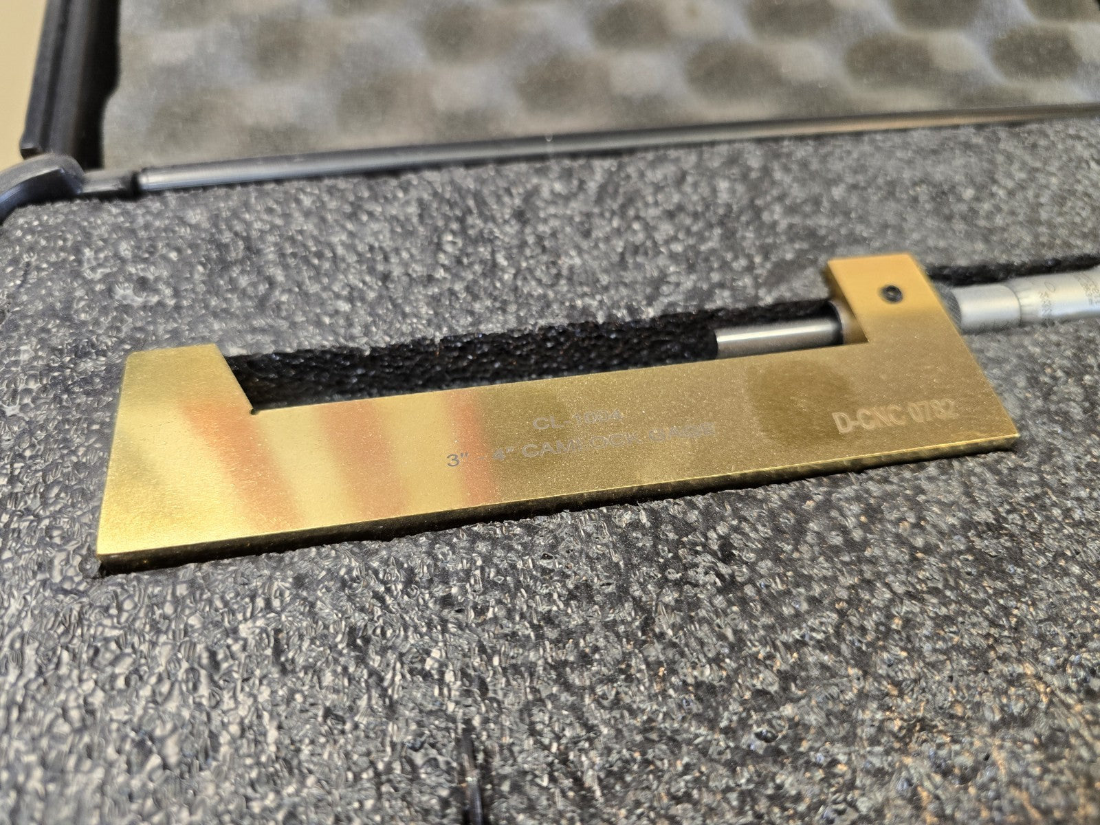 Gagemaker CL-1004 Camlock Micrometer Gage 3” - 4" For API Weld Flange Thickness