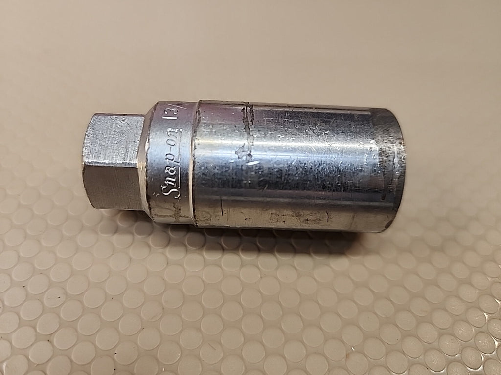13/16" MODEL No. S9704B SNAP-ON 3/8" DRIVE SPARK PLUG SOCKET 1959 DATE CODE USA 