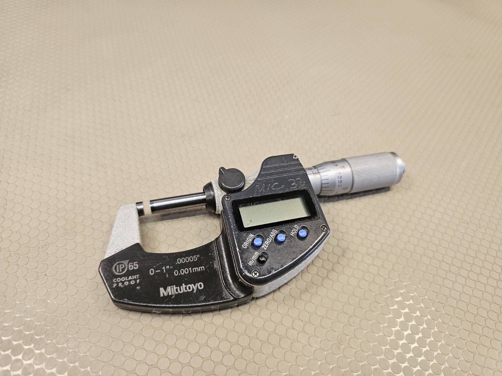 Mitutoyo 293-355 0-1" Digimatic Micrometer Digital OD