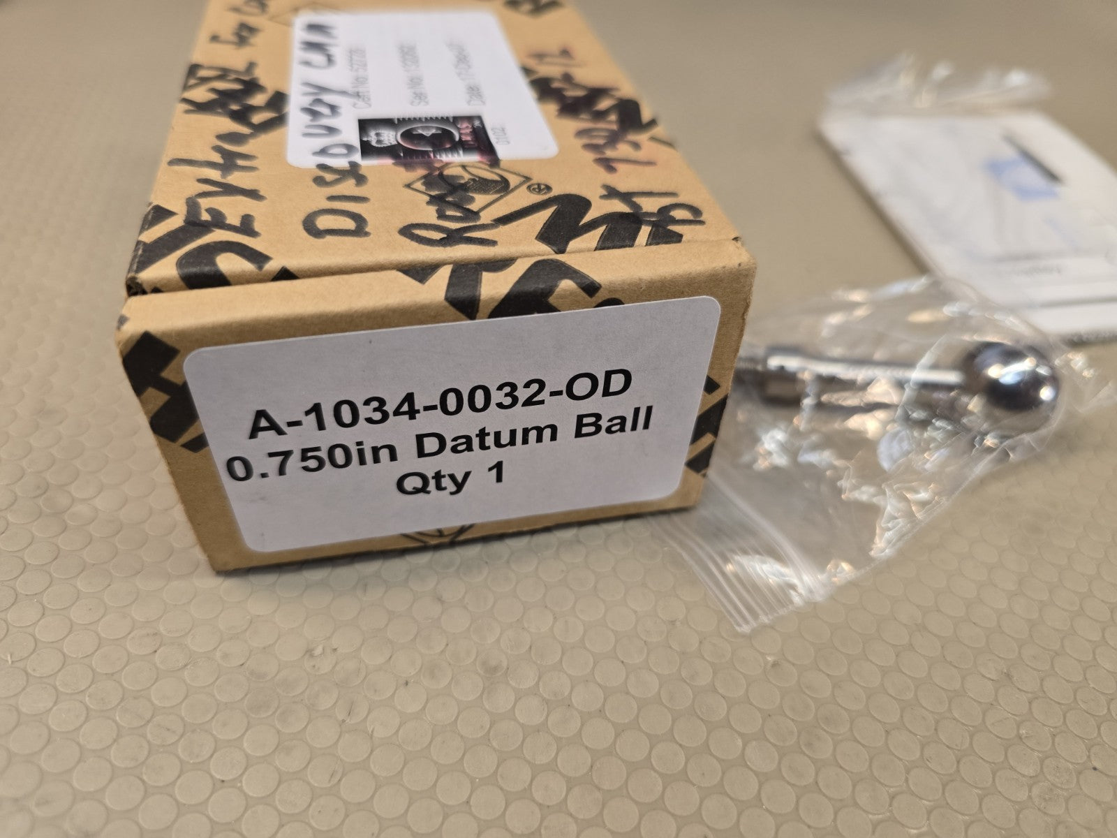 NEW! Renishaw 3/4" Datum Ball (Datum Ball only) SKU A-1034-0032-OD