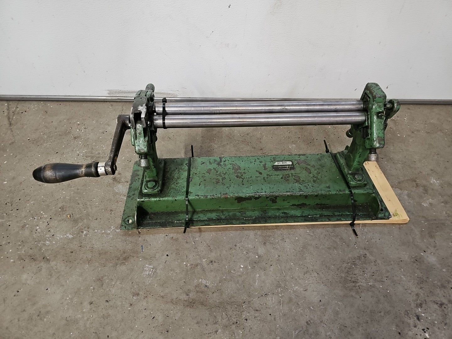 Peck Stow Wilcox Sheet Metal Roller Bender Pexto Gauge Capacity 16" Bench 0350A