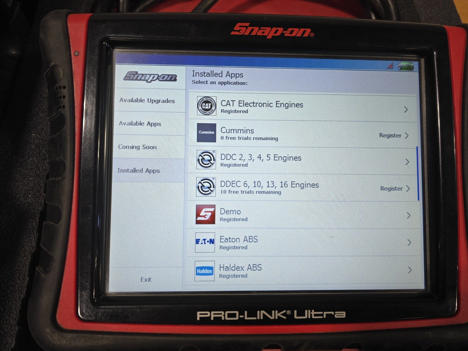 Snap-on Pro-link Ultra ELITE KIT EEHD184040 eehd704004 HEAVY *FULL SOFTWARE* 