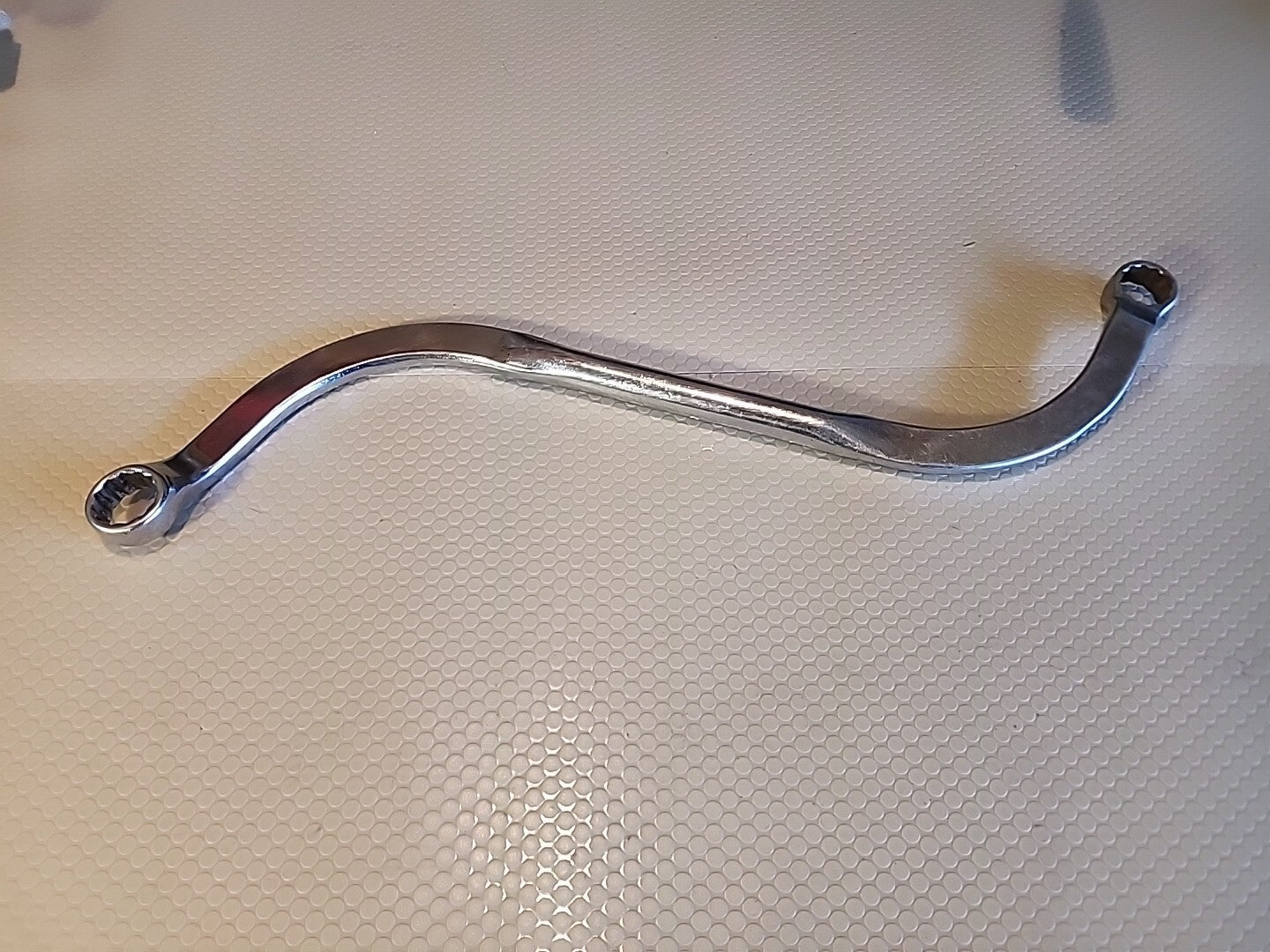 NICE!!! Snap On S9607 9/16" 12-Point GM Door Hinge S-Wrench Chrome USA