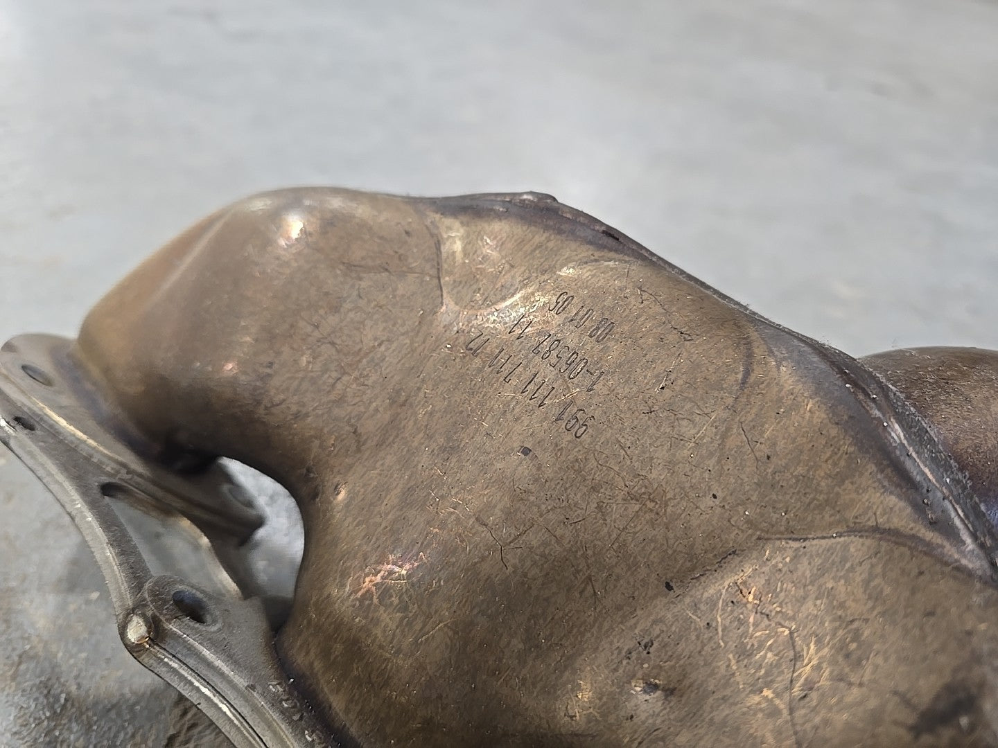 PORSCHE 991 TURBO/S OEM GENUINE ORIGINAL LEFT (D) & RIGHT (P)EXHAUST MANIFOLD