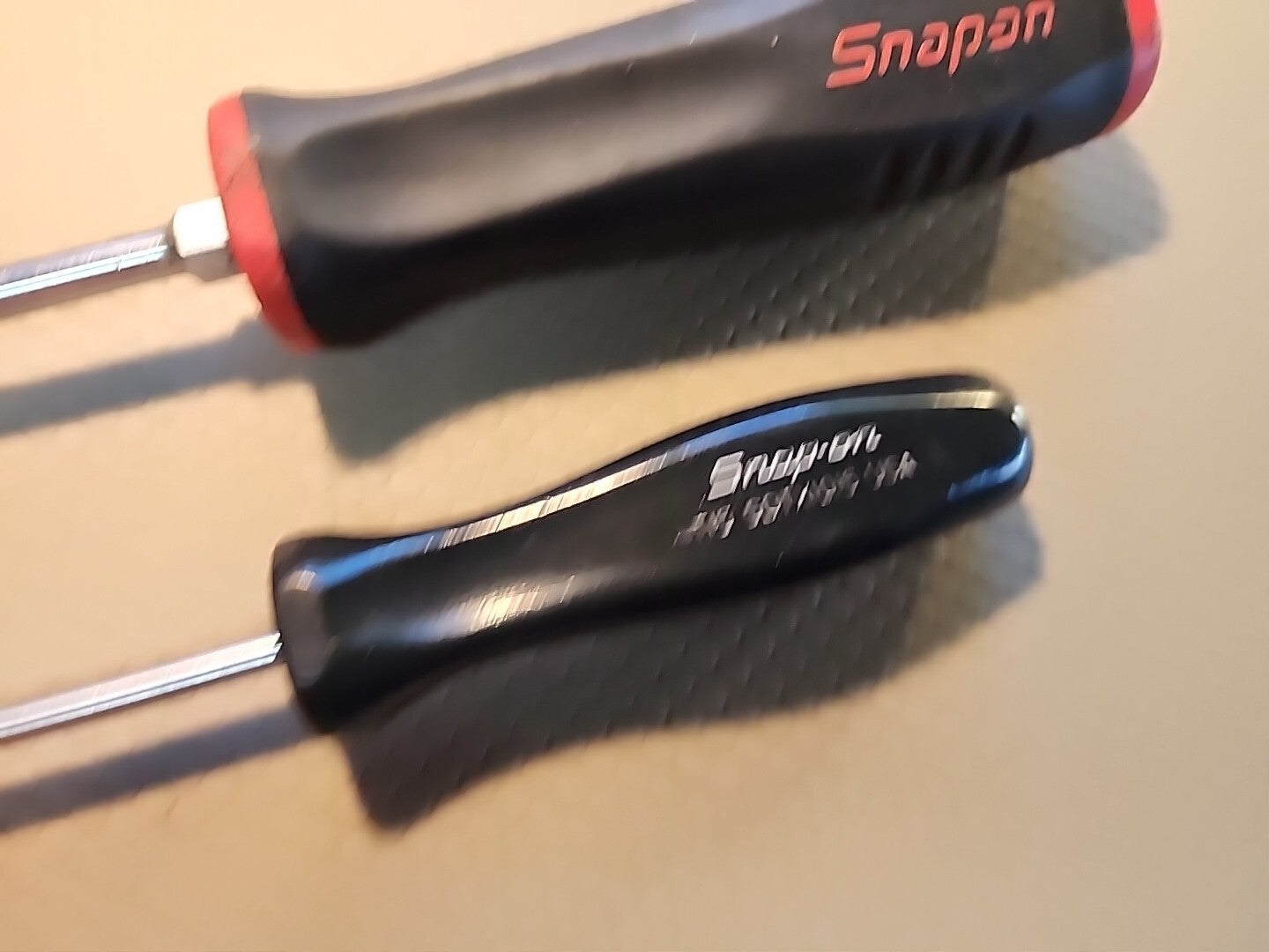 Snap On Tools T15 & T30 TORX Instinct Soft Grip Screwdriver Black Hard Handle