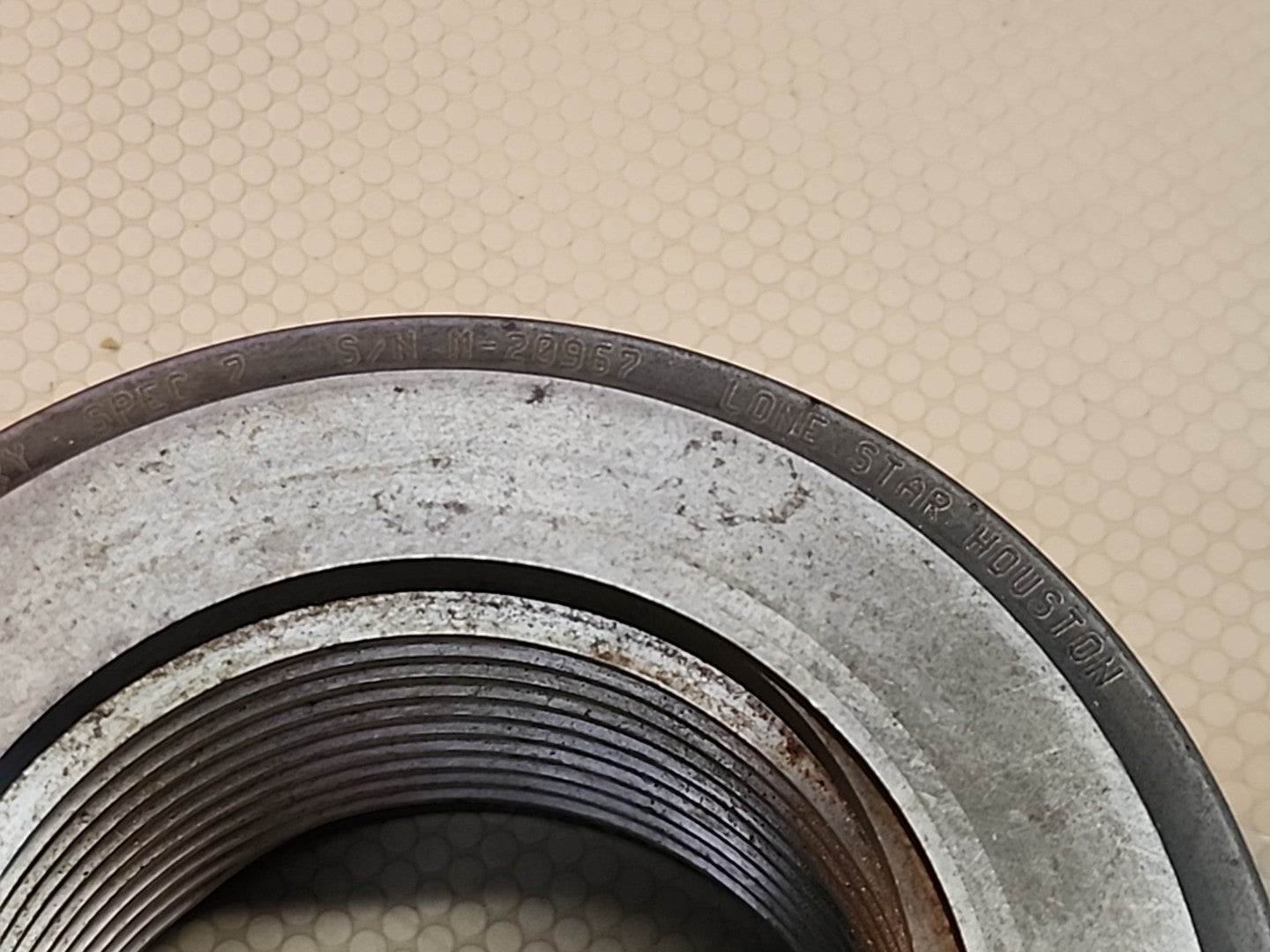 LONE 3 1/2 I.F. NC38 ROTARY SPEC 2 S/N M-20967 Shoulder Connection Thread Gage