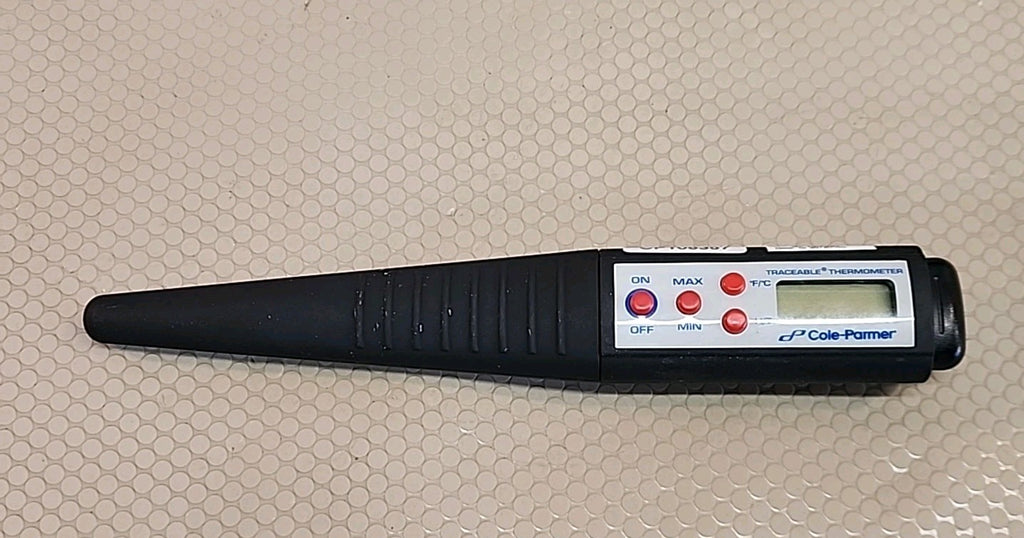 COLE-PARMER BRASS THERMOMETER MODEL 3310-40 