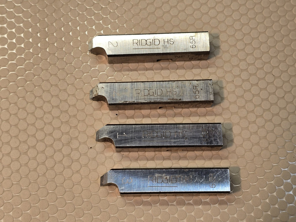 RIDGID 38100 1" - 2" NPT 65-R PIPE THREADING DIES HS RH FOR 65-R THREADERS