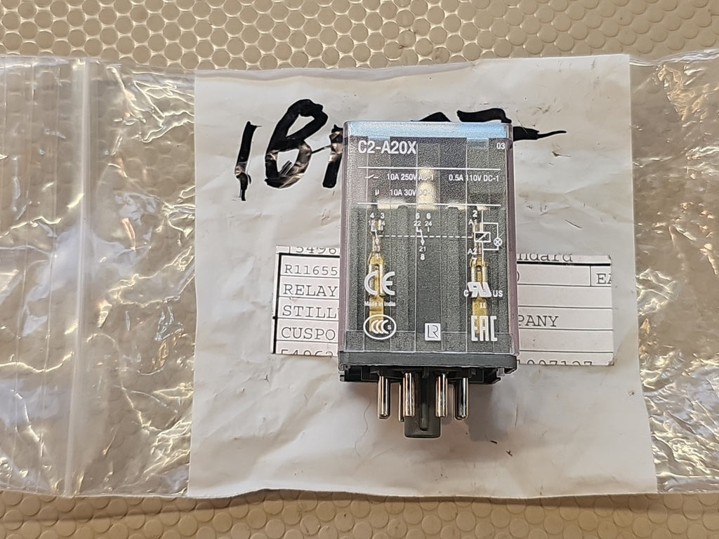Releco MR-C C2-A20X AC120V 60Hz Relay 120VAC 8-Pin 10A 