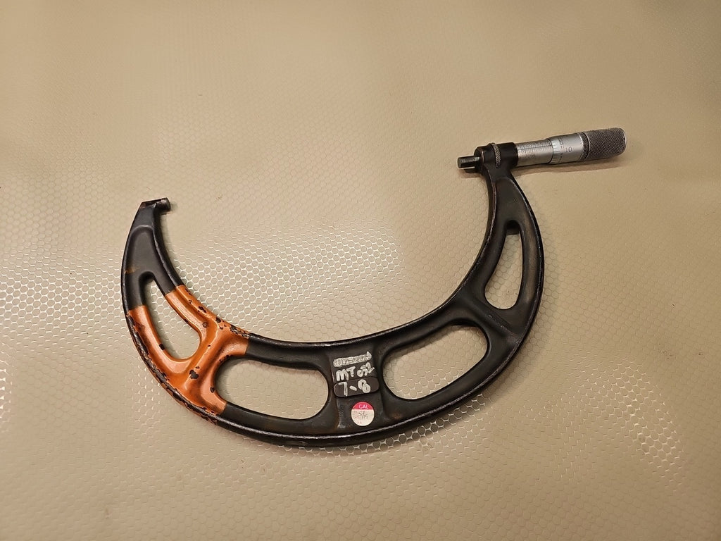 STARRET NO 436 7-8" OUTSIDE MICROMETER 