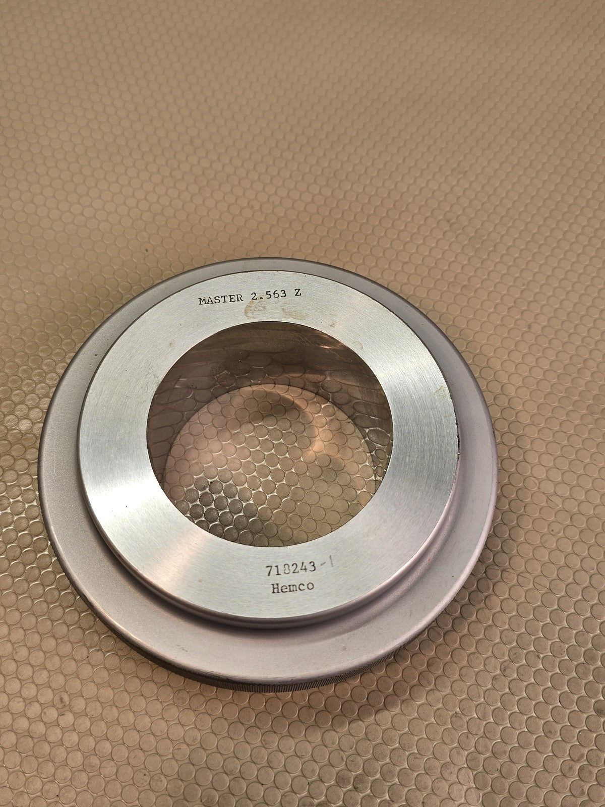 Hemco 718243-1 Master Setting Ring Gauge 2.563" Class Z Gage