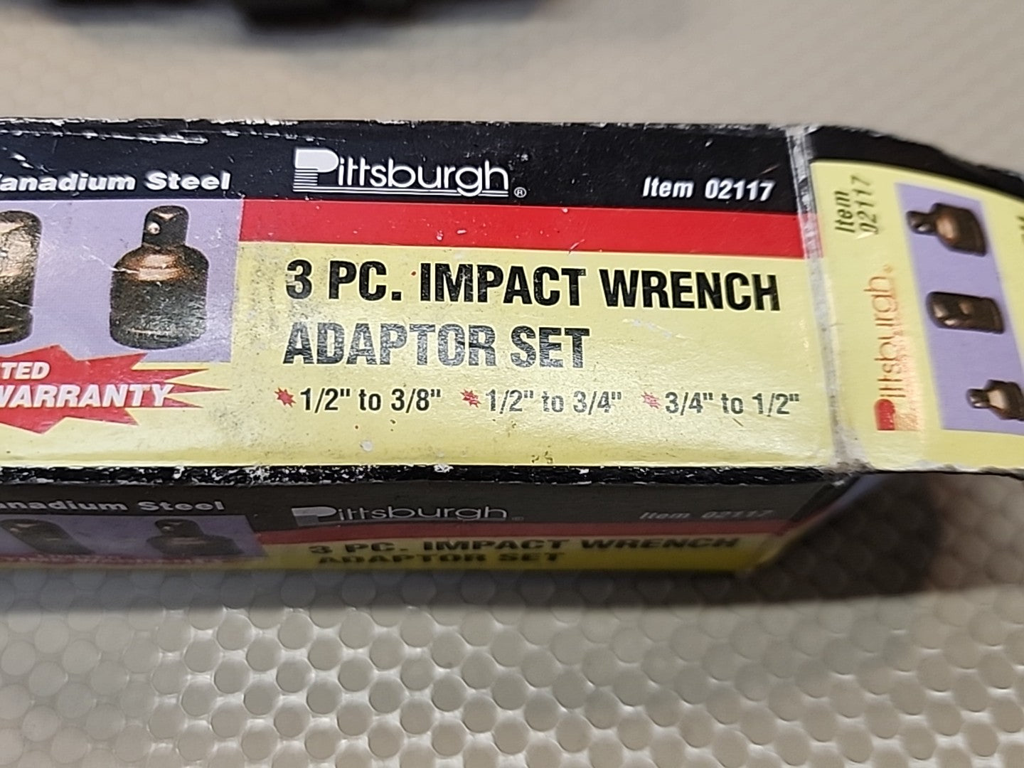 Pittsburgh Tools Impact Wrench 3 piece Adapter Set  