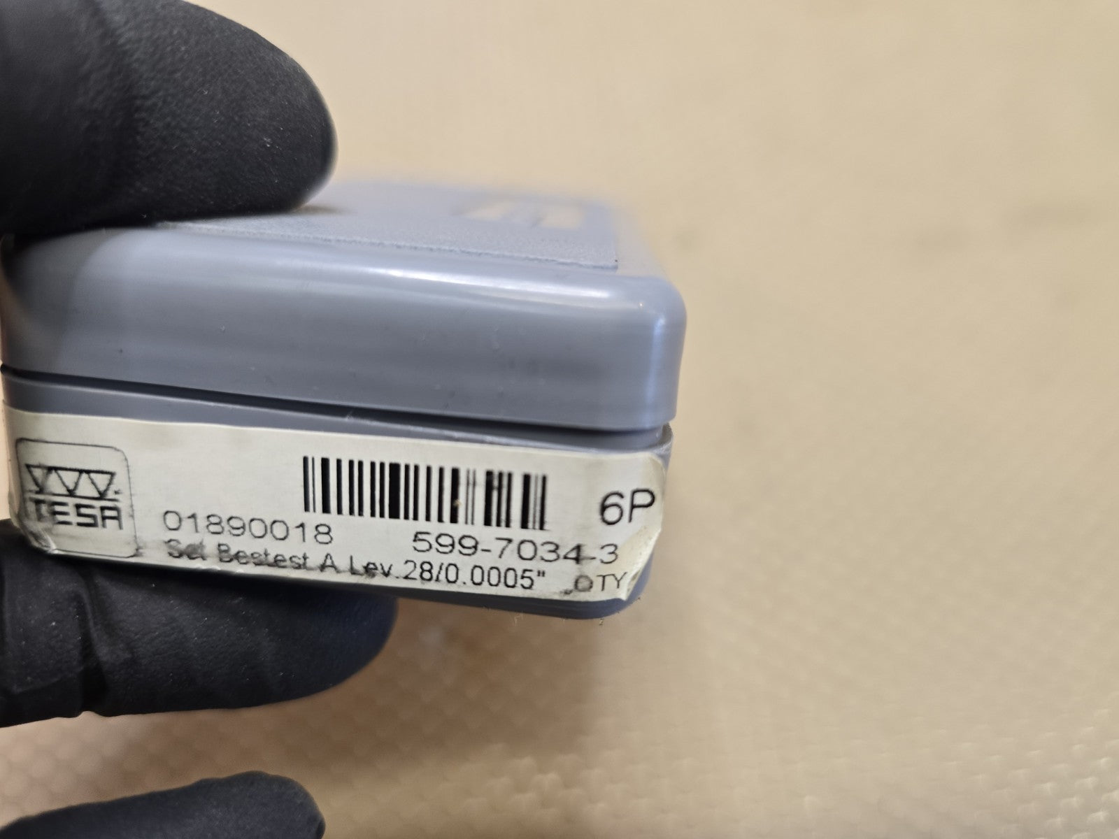 TESA Bestest Brown & Sharpe 599-7034-3 Dial Test Indicator 0.020" Range Long Sty