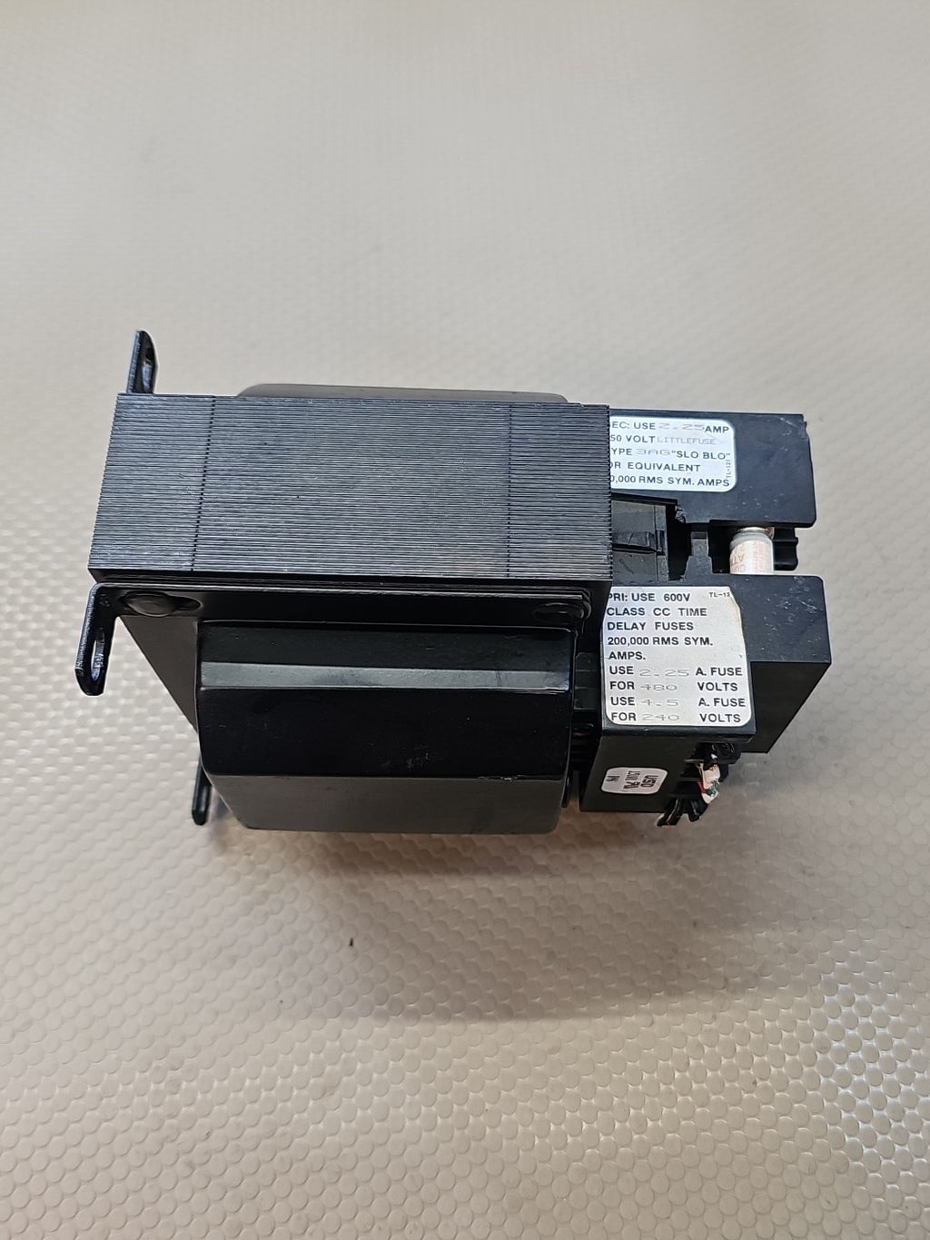 Hevi Duty Control Transformer E2253PBTC .225 Kva  Pri 480x240 Sec 120 Volt 