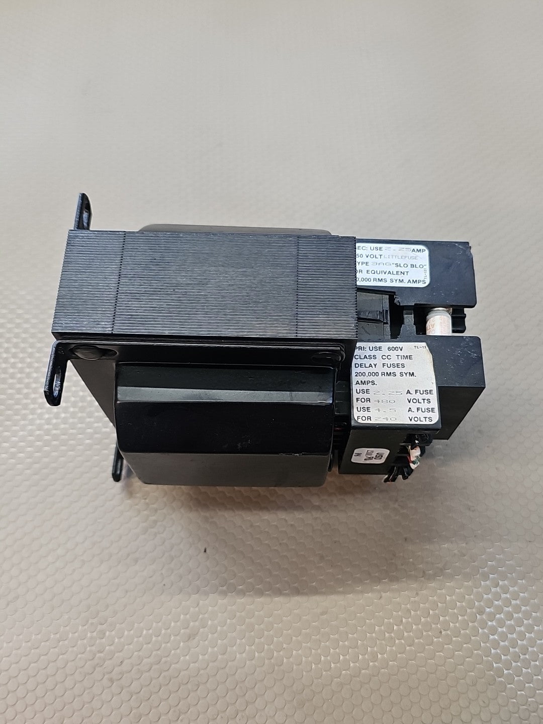 Hevi Duty Control Transformer E2253PBTC .225 Kva  Pri 480x240 Sec 120 Volt 