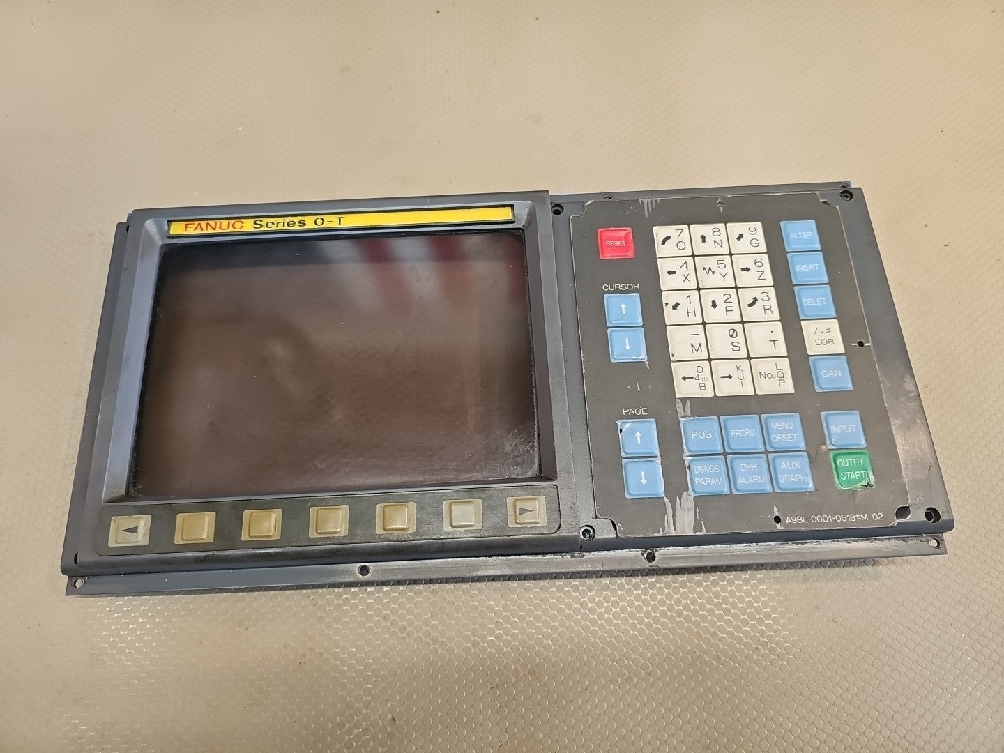 FANUC OPERATOR PANEL A02B-0091-C042 A86L-0001-0125#A AB12C-0108 + New Keyboard 