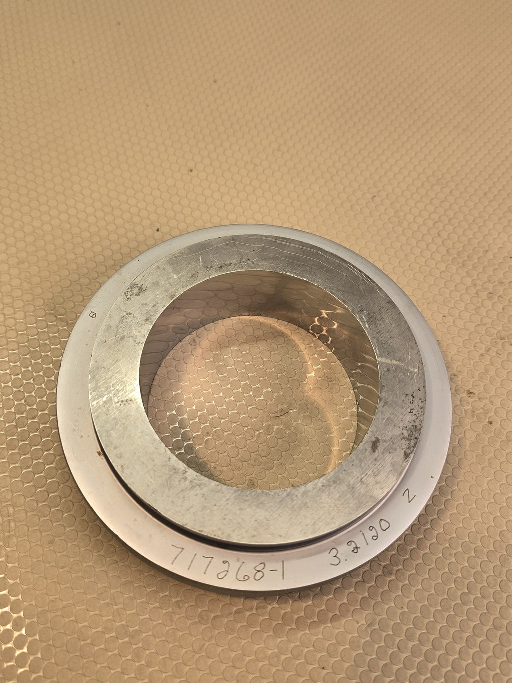 Bore Ring 3.2120 inch Z Go Plain Ring Gage Bore Setting Gauge Used