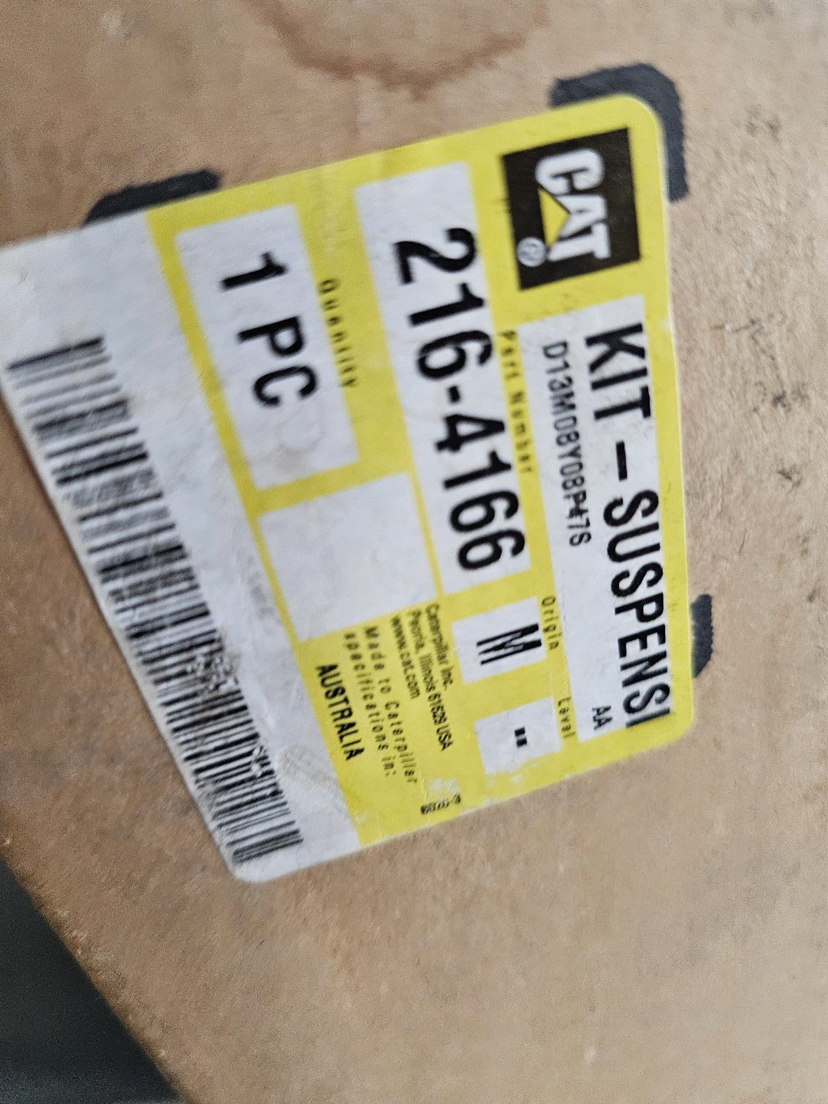 NEW OEM CAT SUSPENSION KIT 216-4166 Caterpillar 