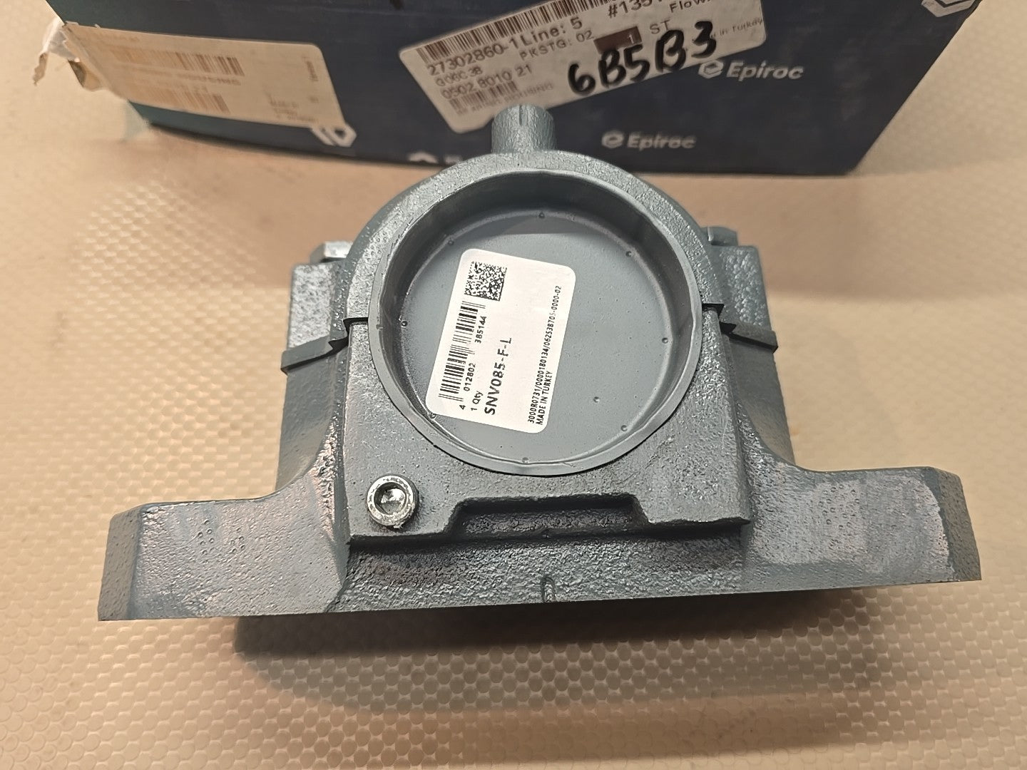 Epiroc 0502 8010 21 snv085-F-L Bearing Housing Atlas Copco Drill OEM NEW
