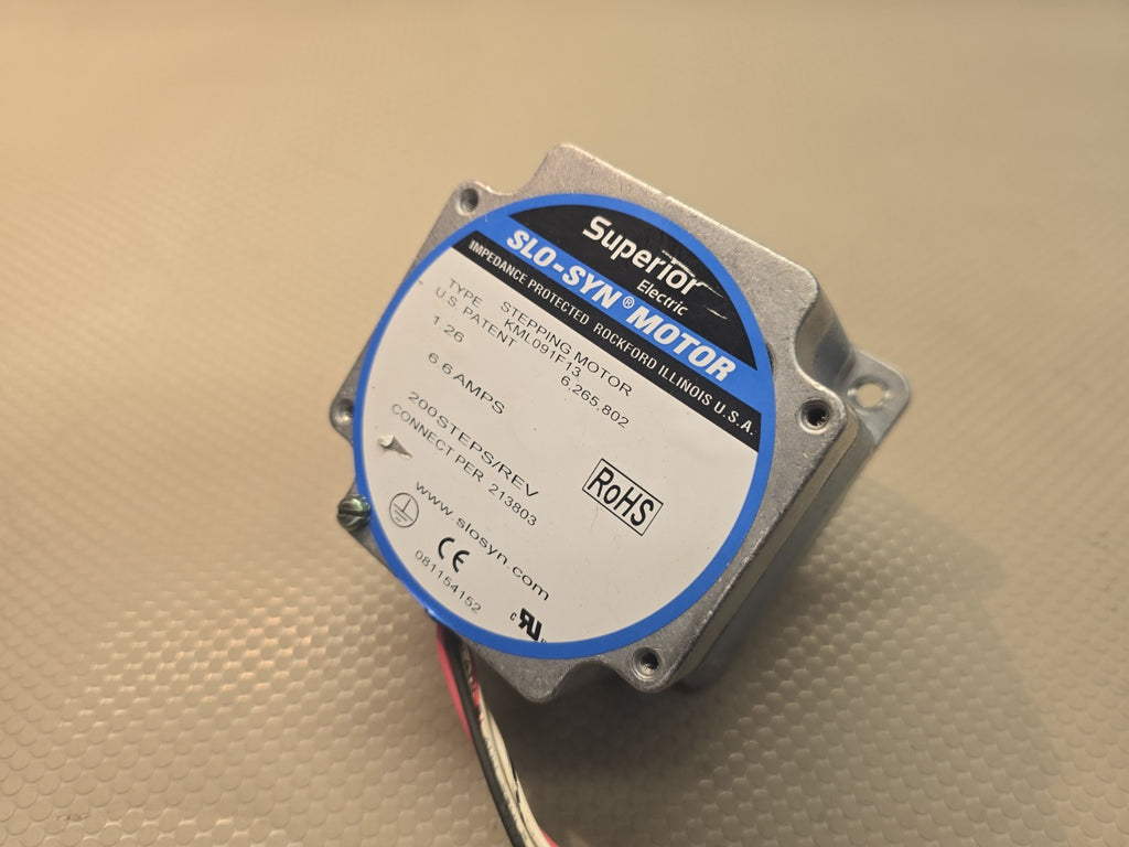 Superior KML091F13E SLO-SYN Stepper Motor, 1.8°, NEMA 34 w/500CPR *LIGHT USE*