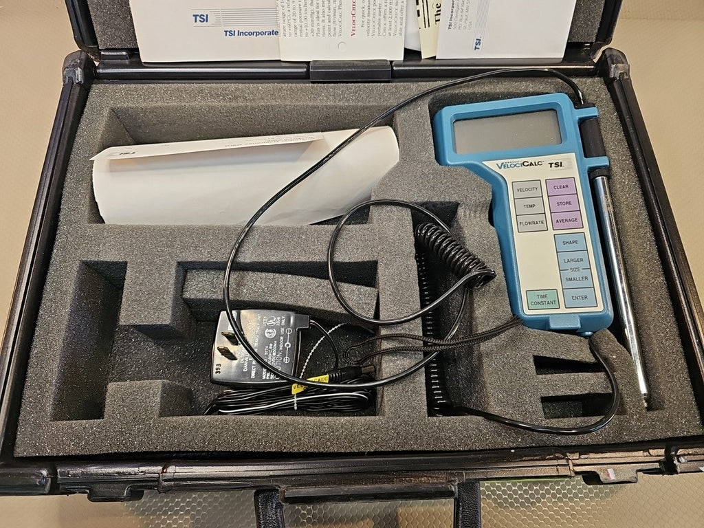 VelociCalc TSI 8355 Air Velocity Meter Full Set Original Case *Very Light Use*