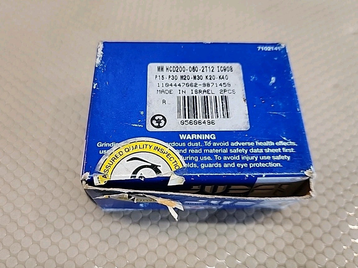 ISCAR Multi Master 2   PCS  ORIGINAL  INSERTS‎    ‎‎MM HCD200-060-2T12 IC908 