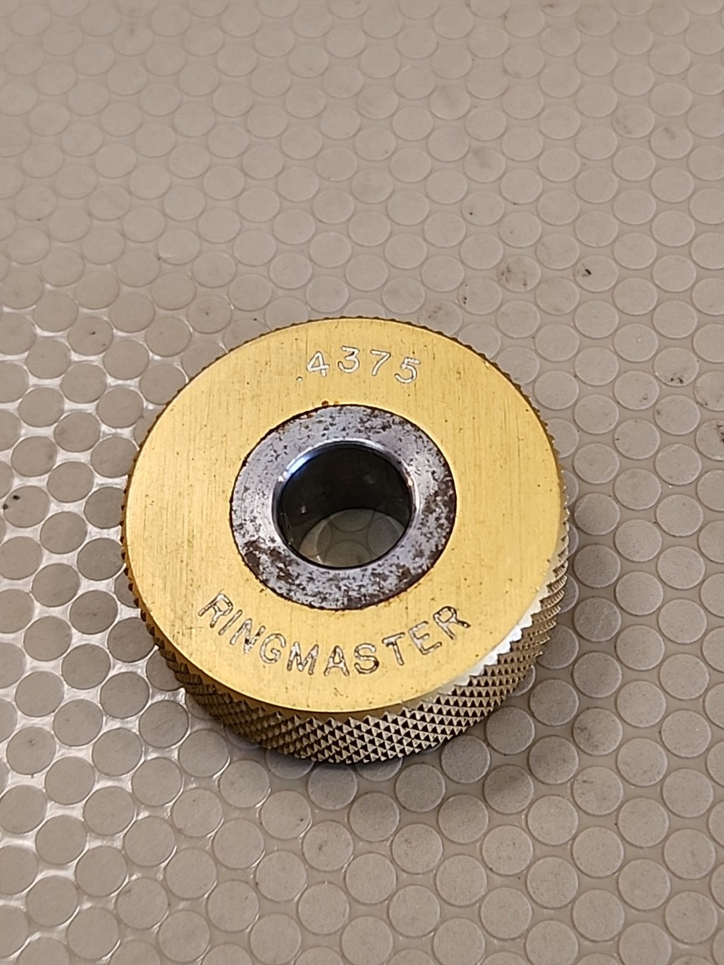 Ringmaster Ring Gauge Gage Smooth Bore .4375" USA